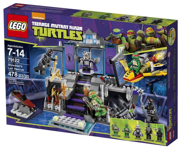 79122 LEGO Shredder's Lair Rescue Set Exclusive Summer 2014