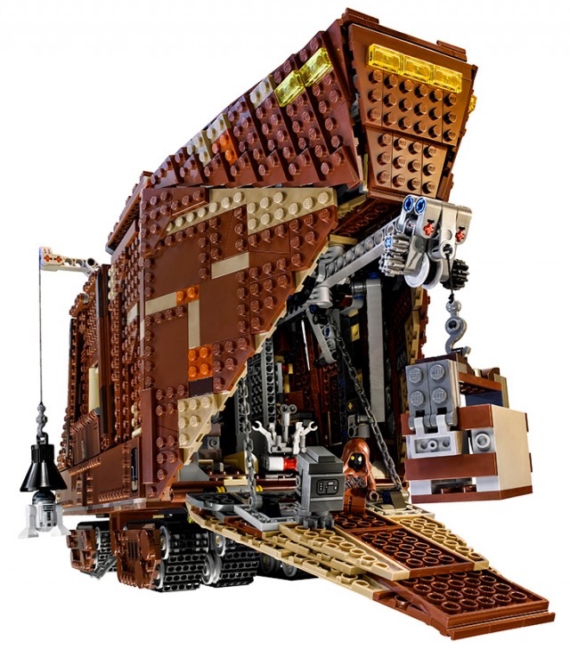 LEGO 75059 Star Wars Sandcrawler Working Cranes