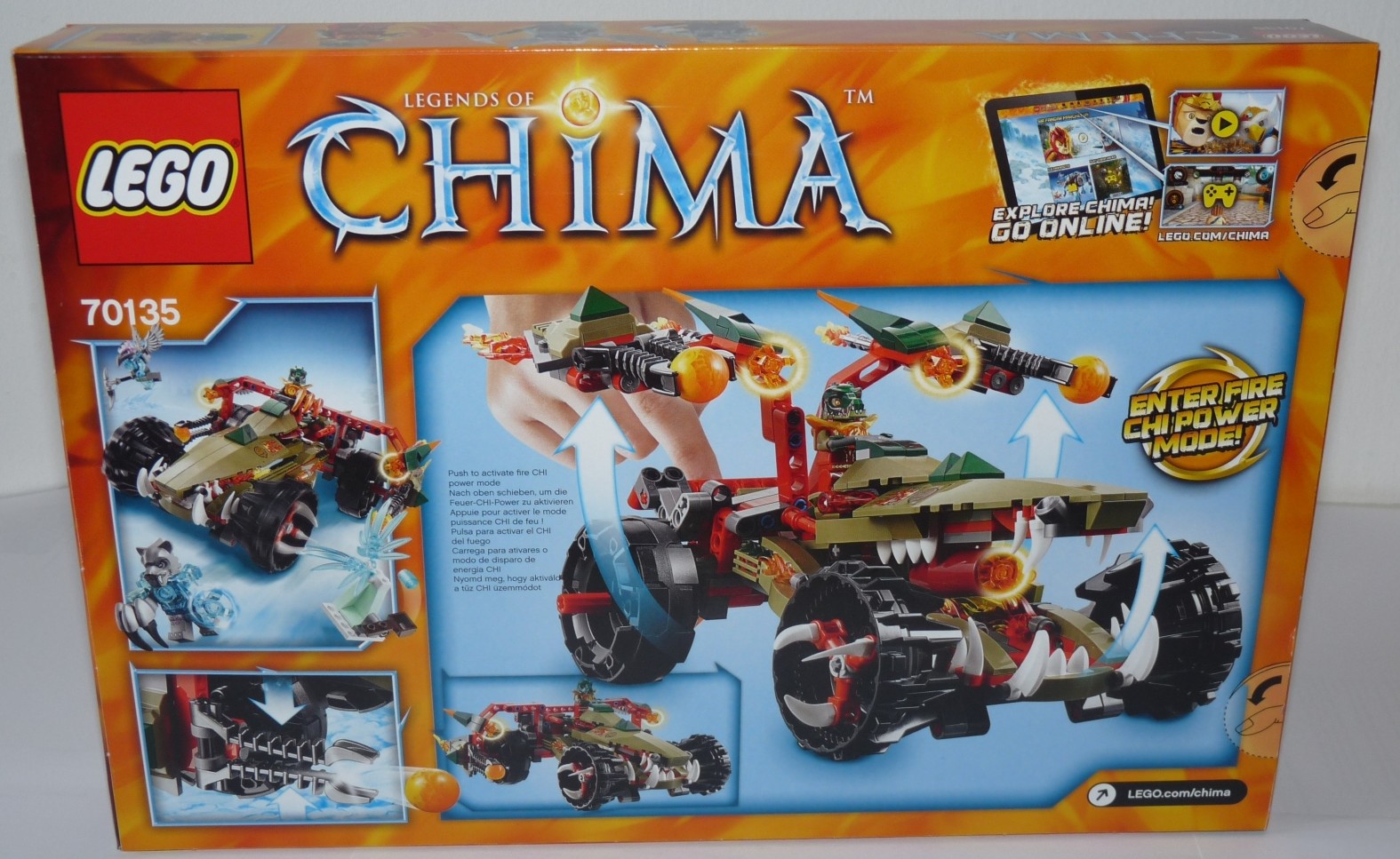 70135 CRAGGER'S FIRE STRIKER lego legos set NEW legends of chima SEALED Vornon