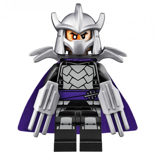 LEGO Shredder Minifigure from LEGO TMNT Shredder's Lair Rescue 79122