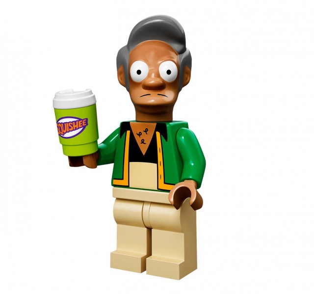 LEGO Simpsons Apu Minifigure with Squishee Cup