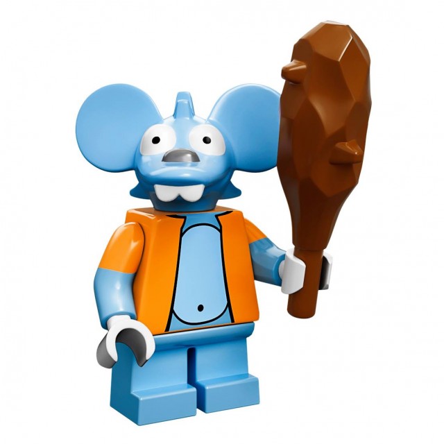 LEGO Simpsons Itchy Minifigure Mouse with Club