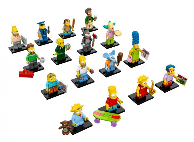 LEGO Simpsons Minifigures 71005 Complete Set of 16
