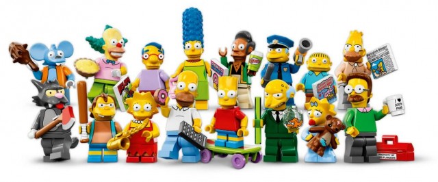 LEGO Simpsons Minifigures Series 71005 Lineup Logo