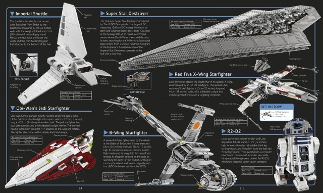 LEGO Star Wars Visual Dictionary Book 2014 Updated Sample Pages