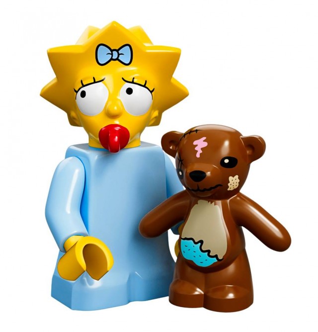 LEGO The Simpsons Maggie Simpson Minifigure with Bobo Mr Burns Teddy Bear