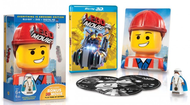 The LEGO Movie Everything is Awesome Edition 3D Blu Ray DVD Set