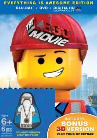 The LEGO Movie Everything is Awesome Edition Cover Art with Exclusive Vitruvius Minifigure
