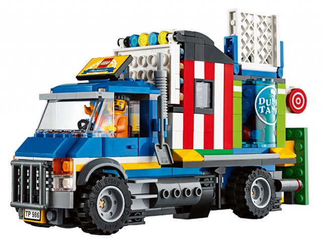 10244 LEGO Fairground Mixer Truck Carrying Carnival Booths