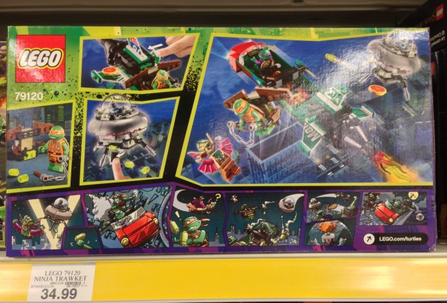 TMNT LEGO LEGO T-Rawket Sky Strike 79120 Box