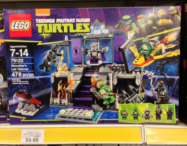 LEGO TMNT Shredder's Lair Rescue 79122 Box