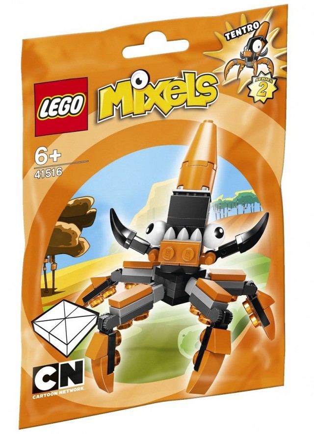41516 LEGO Mixels Series 2 Tentro Orange Flexers Figure
