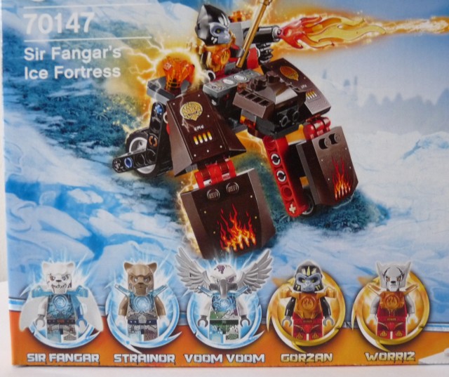 70147 LEGO Sir Fangar's Ice Fortress Minifigures Strainor Voom Voom Gorzan Figures