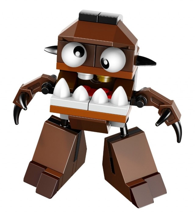 Chomly Mixels LEGO Series 2 41512 Set Brown Fang Gang Monster
