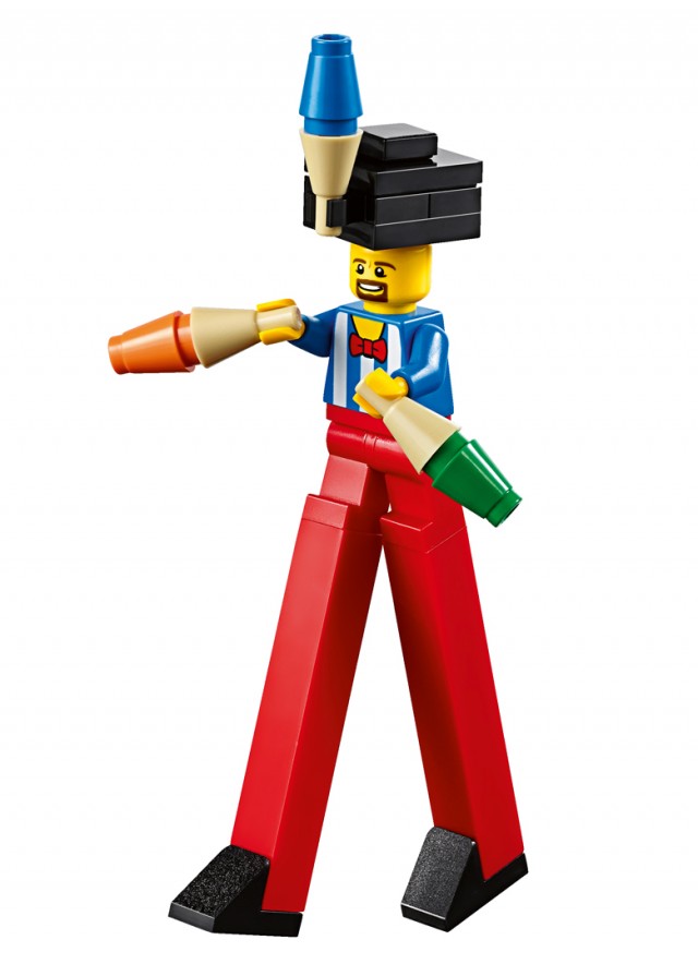 LEGO 10244 Fairground Mixer Clown on Stilts Minifigure