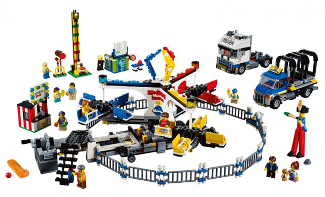 LEGO 10244 Fairground Mixer Set Contents