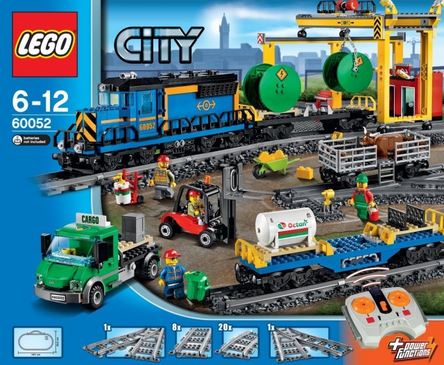 LEGO 60052 Cargo Train LEGO City 2014 Summer Sets Box Art