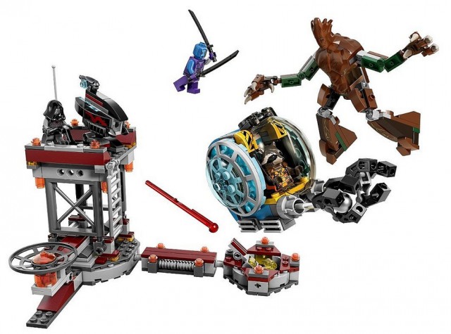 LEGO 76020 Knowhere Escape Mission Guardians of the Galaxy Set with LEGO Groot Rocket Raccoon