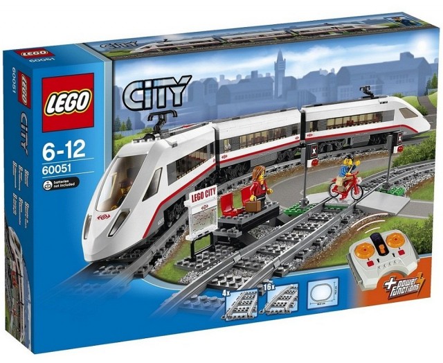 LEGO City High-Speed Passenger Train 60051 Box Summer 2014 Set