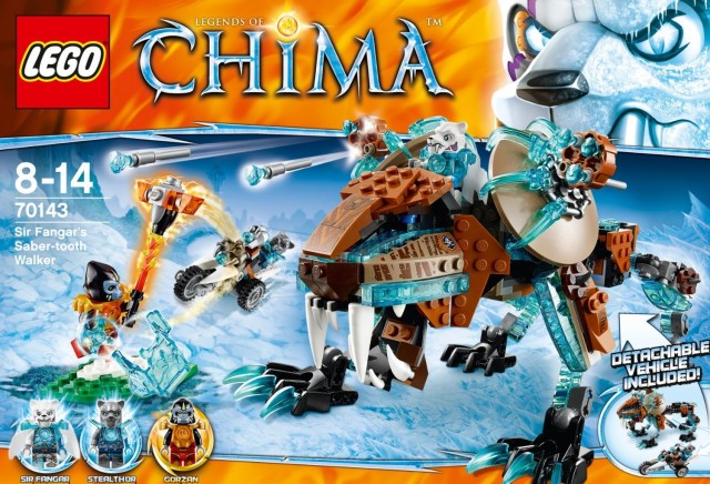 LEGO Legends of Chima 70143 Sir Fangar's Saber-Tooth Walker Box Art