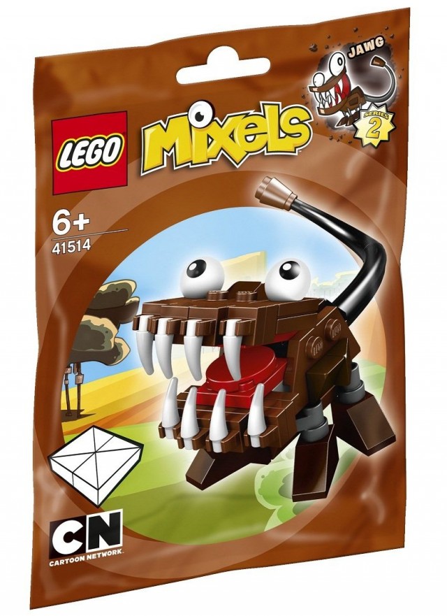 LEGO Mixels Series 2 Jawg 41514 Packaged Brown Tribe Toy