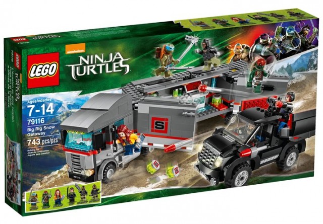 LEGO Ninja Turtles Movie Big Rig Snow Getaway 79116 Set Box