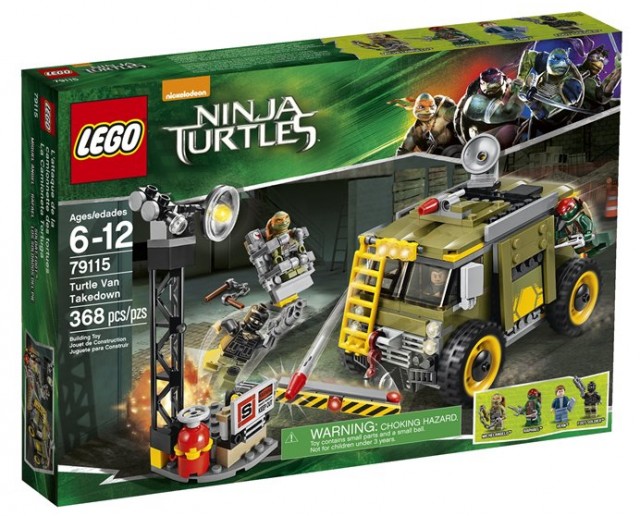 LEGO Teenage Mutant Ninja Turtles Movie Turtle Van Takedown 79115 Box