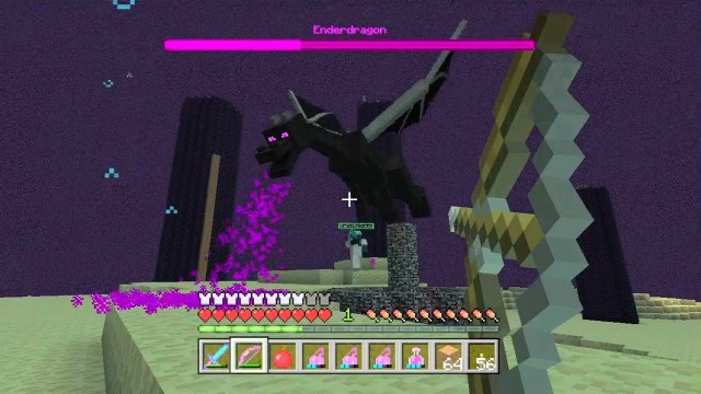 Minecraft Ender Dragon Screenshot