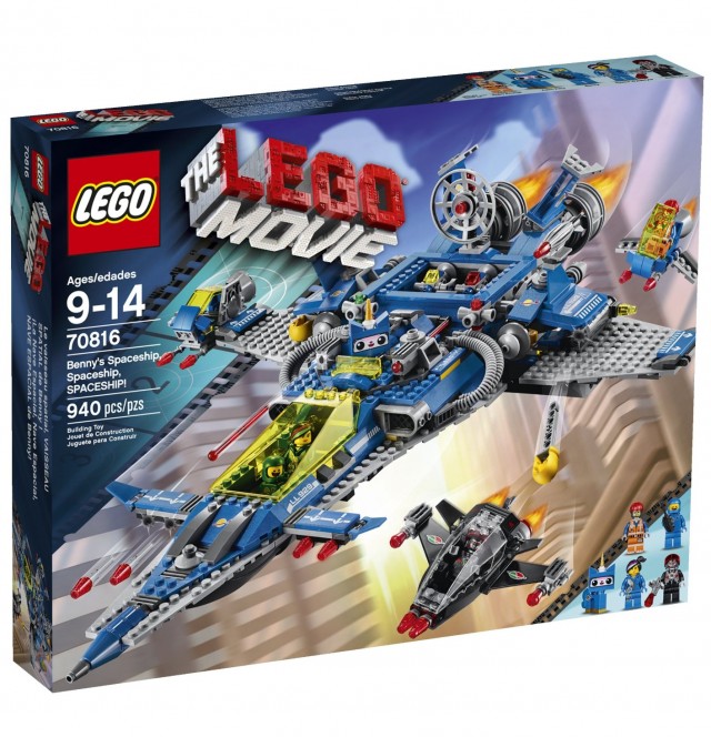 The LEGO Movie Benny's Spaceship Spaceship SPACESHIP 70816 Box