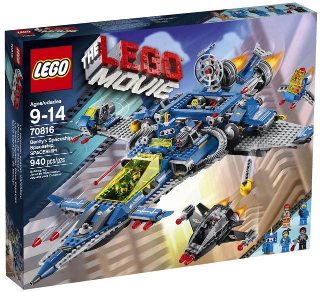 The LEGO Movie Benny's Spaceship Spaceship SPACESHIP 70816 Box