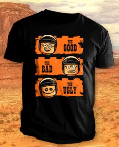 The LEGO Movie Good Cop Bad Cop T-Shirt Teefury 2014