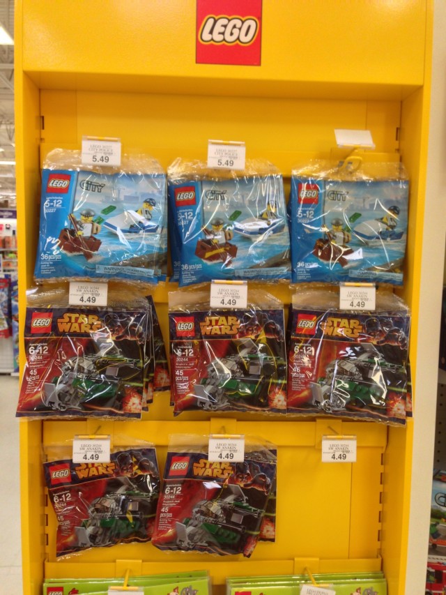 LEGO Summer 2014 Polybag Display at Toys R Us Stores