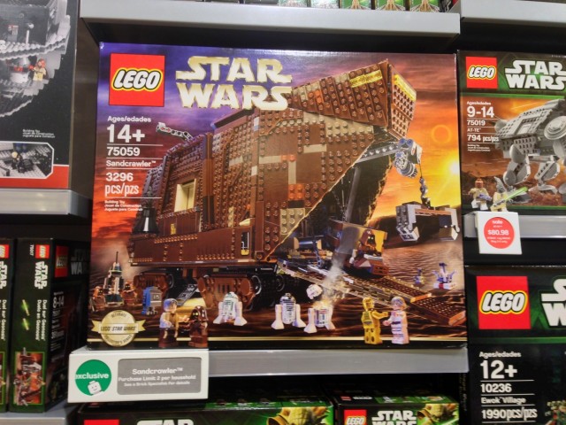 LEGO 75059 Sandcrawler Box Set Released at The LEGO Stores