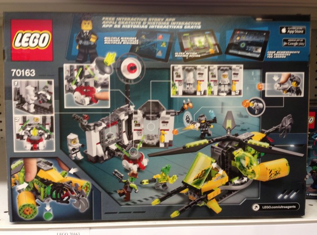 LEGO Ultra Agents Toxikita's Toxic Meltdown 70163 Box Back