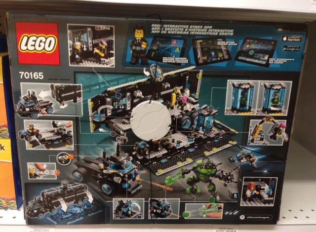 LEGO Ultra Agents Ultra Agents Mission HQ 70165 Box Back