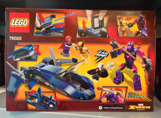 76022 LEGO Marvel X-Men vs. The Sentinel Box Back