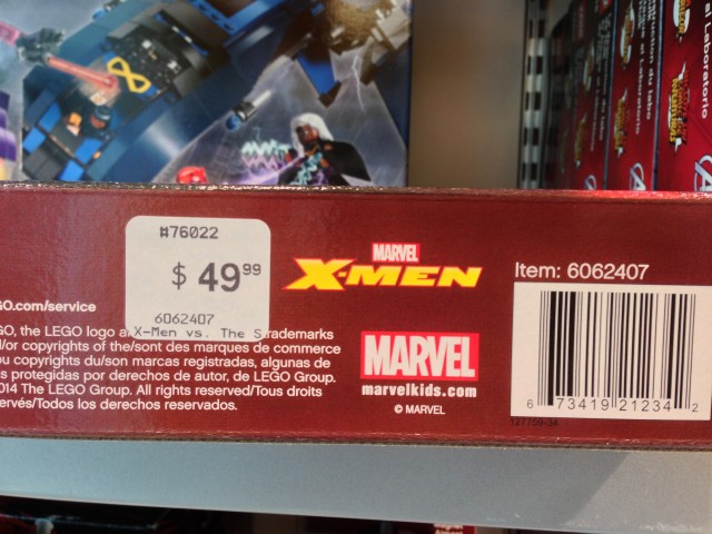 LEGO X-Men vs. The Sentinel Set Price $49.99 LEGO Summer 2014 Set