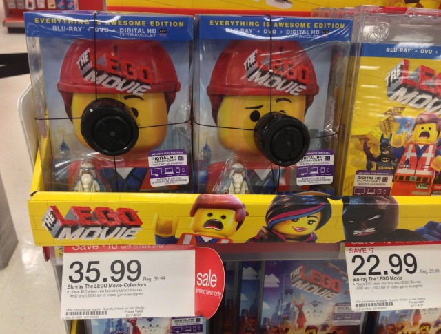 Target LEGO Movie DVD Blu Ray Sale Promotion
