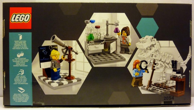 21110 LEGO Research Institute Box Back