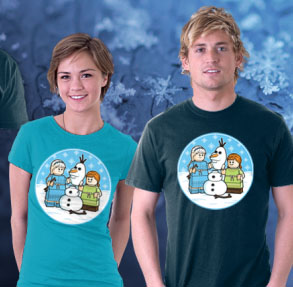 Disney Frozen LEGO T-Shirt Teefury