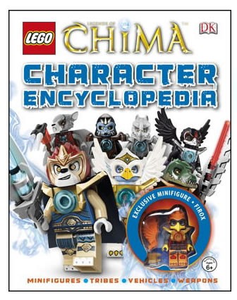 LEGO Firox Minifigure with LEGO Legends of Chima Character Encylopedia