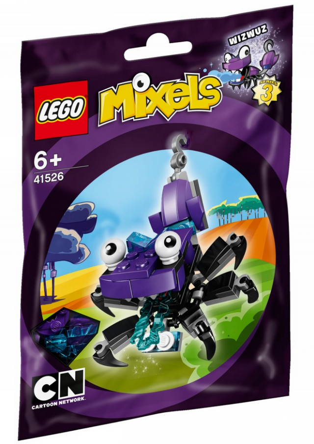 LEGO Series 3 Mixels Wizwuv 41526 Purple Tribe Figure Toy Packaging Bag