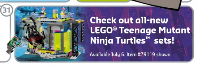 LEGO TMNT Movie Sets Available July 6 2014 at LEGO Stores