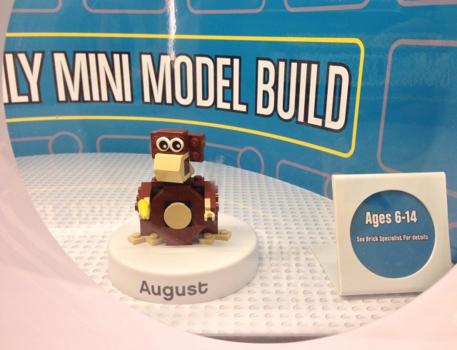 LEGO Mini Monthly Model Build Monkey August 2014