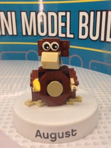 LEGO Stores August 2014 Monkey LEGO Mini Monthly Model Build