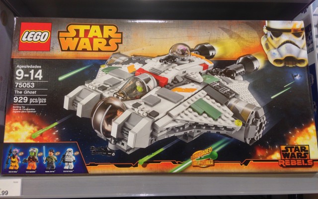 LEGO Star Wars Ghost 75053 Box on Shelf