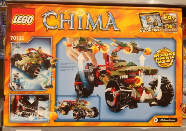 70135 LEGO Cragger's Fire Striker Box Back