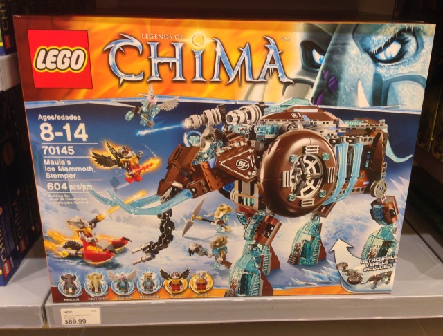 LEGO Chima Maula's Ice Mammoth Stomper 70145 Box