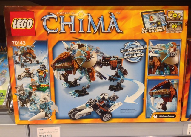 LEGO Chima 70143 Sir Fangar's Sabertooth Walker Set