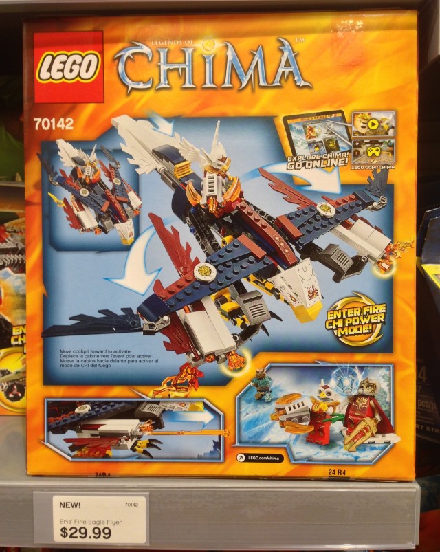 LEGO Legends of Chima 2014 Summer Set Eris' Fire Eagle Flyer